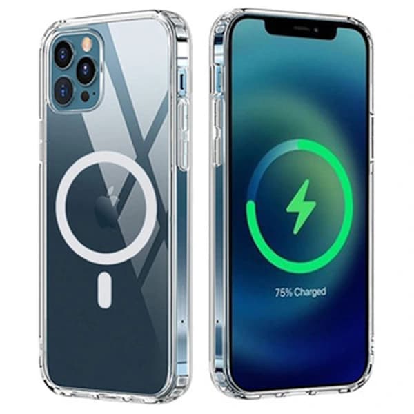 iPhone 11 Pro mobilskal kompatibelt med MagSafe-laddare Transparent