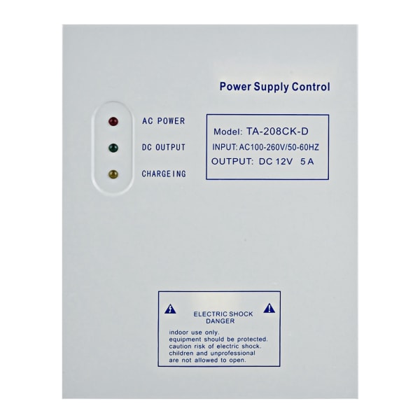DC 12V/5A AC 110‑240V Dörråtkomstkontrollsystem Switching Supply Power UPS Power