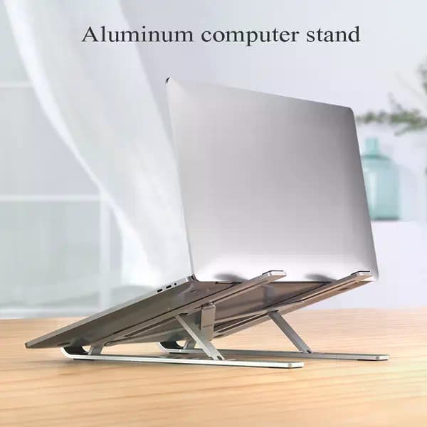 Vikbart laptopställ i aluminium, 11-17,3 tum