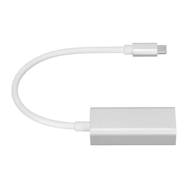 USB C till RJ45 Ethernet-adapter Snabb anslutning Drivrutin gratis Silver Type C till RJ45 Gigabit Ethernet-port för hemmakontor