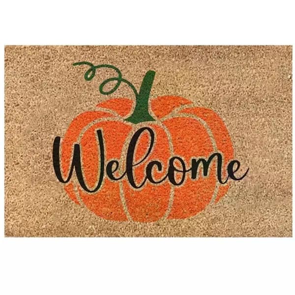 Happy Fall Dørmåtte Velkomstdørmåtte DESIGN 9 DESIGN 9 Design 9
