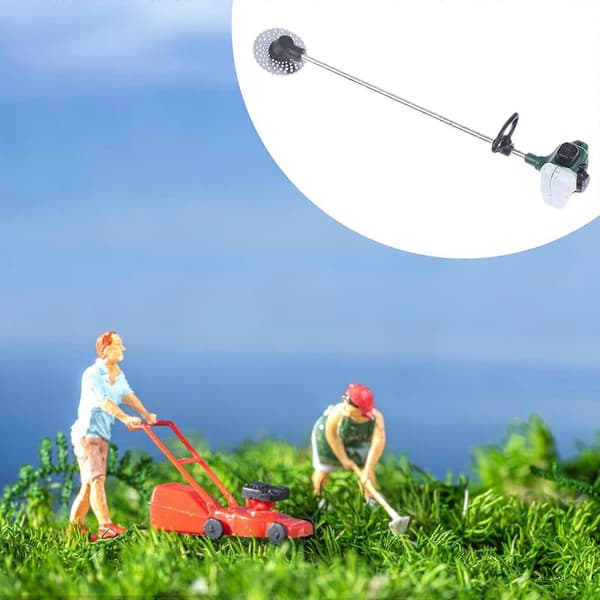 1:12 Skala Dukkehus Mini Motorsag Klipper Solid Realistisk Dukkehusdekorasjon