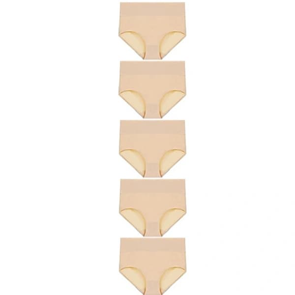 Högmidjade trosor (5-pack) Beige Beige XXL