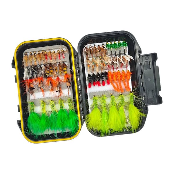 Flugfiskedrag Flugfiskebeten Hållbara Konstgjorda Drag med Krok för