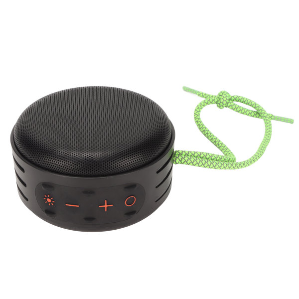 Bluetooth högtalare Stereo IP65 vattentät stöd Minneskort Trådlös minihögtalare med justerbart RGB-ljus för dusch