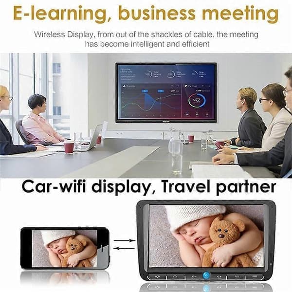 ANYCAST M9 Plus 2.4G 1080P Miracast Trådlös DLNA WiFi HDMI till Micro USB Dongle (Stöder inte Google-kompatibel)