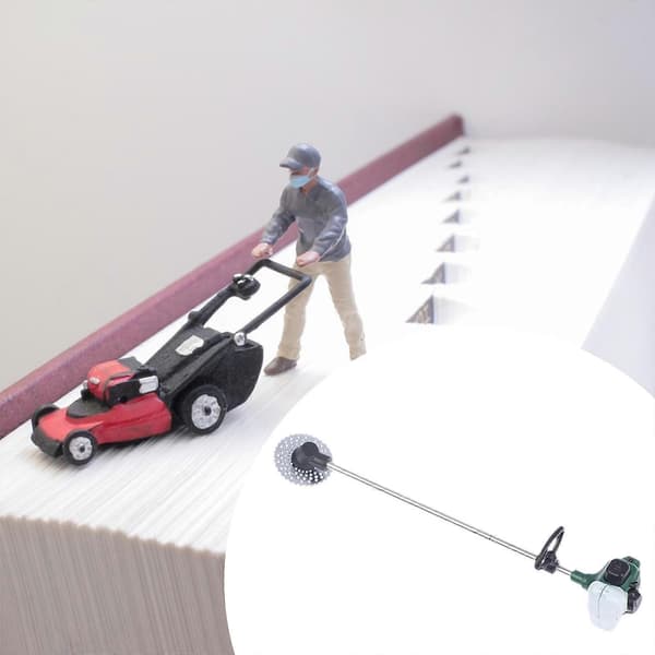 1:12 Skala Dukkehus Mini Motorsag Klipper Solid Realistisk Dukkehusdekorasjon