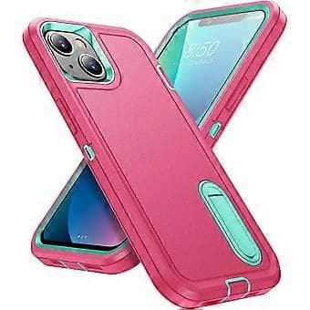 Til Apple iPhone 13 Mini, Fallsikkert beskyttelsesdeksel, Commuter Series, Rosa/Blå