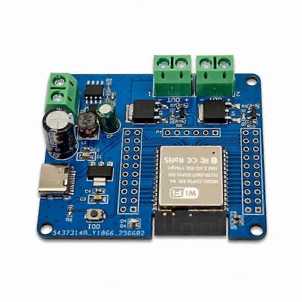 Dubbelkanals MOS-switchmodul med WiFi- och BLE-stöd för DC5-60V-applikationer