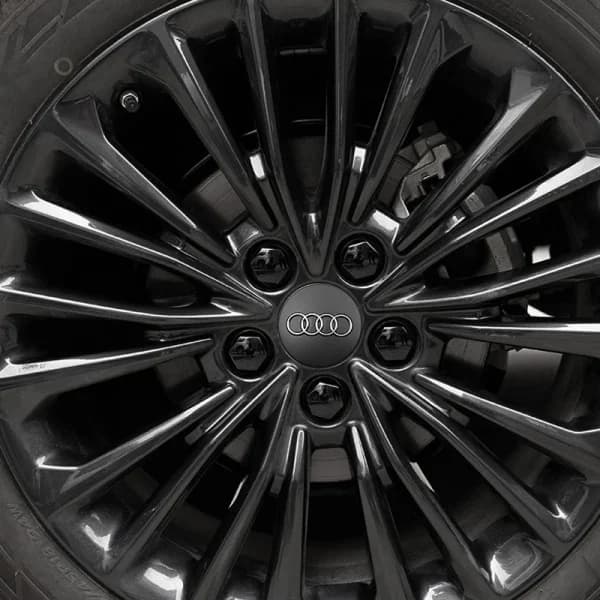 4-pak - r Audi navkapsler / fælgemblemer - Bil 60 mm 60 mm
