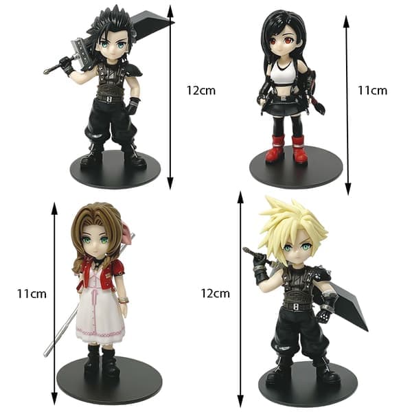 Bokset enkeltspillfigur PVC-figur inspirert av fantasy-rollespillhelter, 12 cm samleobjekt til skrivebordet