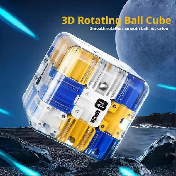 3D Smart Roller Ball Labyrint Terning til Stresslindring og Logikudvikling 6.8*6.8*6.8CM