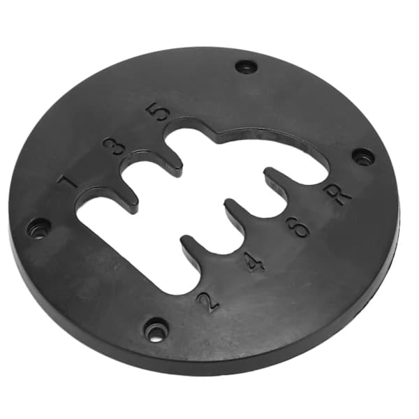 Støpt 6-trinns kortskiftespak midtplate Ekte følelse girskifteforbedringstilbehør for Thrustmaster TH8A