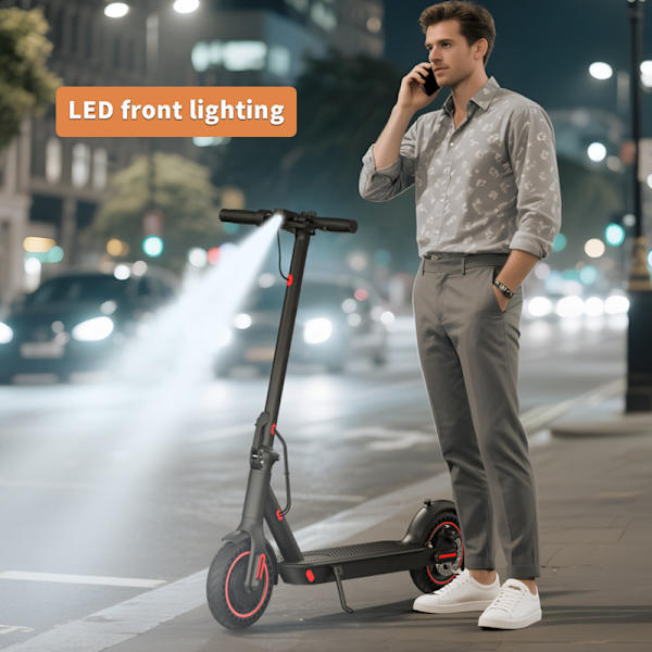 Elskoter med terrängdäck BOGIST M1 Elite 8.5-tums,448W motor, 36V10.4AH batteri,maxhastighet 30km/h,Fällbara stavar,Graffitiversion av APP Röd