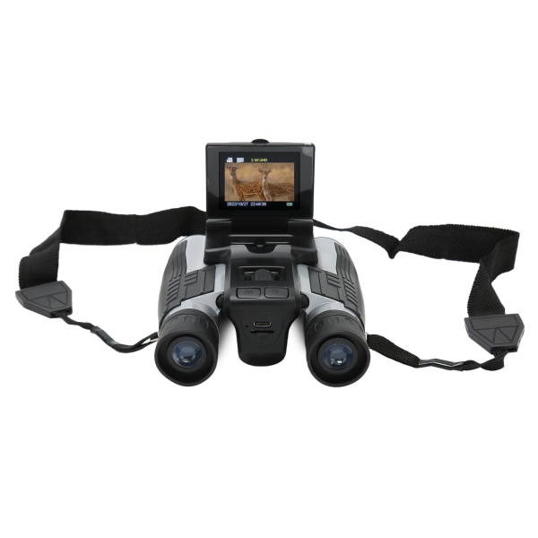 2,4-tums LCD-skärm digital kikare Kamera 12X 5MP 32 mm-lins videofotoinspelare kamera för att titta på fågelfotbollsmatch