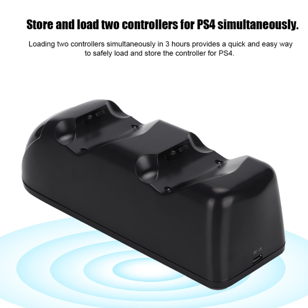 USB 5V-handtag 2-portars laddare med LED-laddningsindikator för PS4-handtag för Xbox One/Xbox One S
