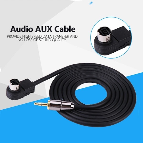 Bil Stereo AUX Adapterkabel til JVC/Alpine Ai-Net CD-afspiller