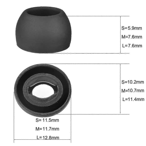 Silikonöronproppar för Samsung Galaxy Buds Pro - 6-delars set