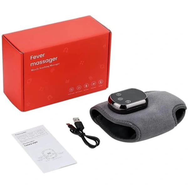 3-i-1 fodmassager med varme og vibration til cirkulation og smertelindring