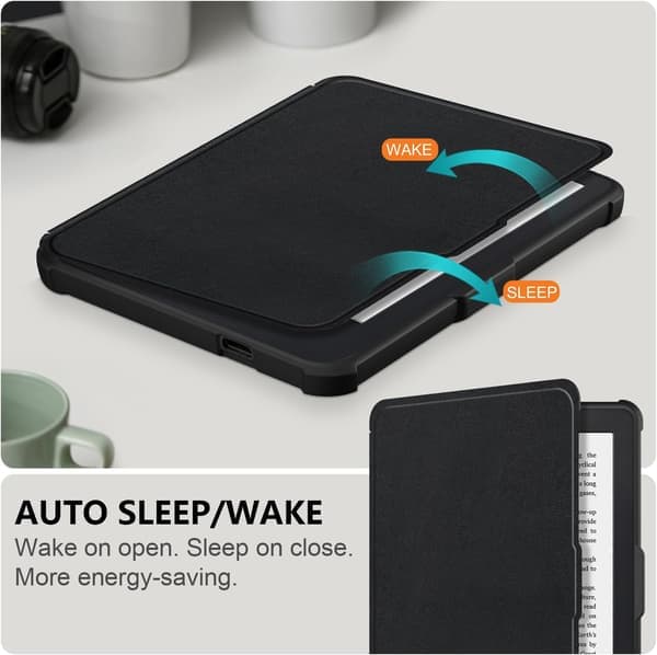 Etui til 6-tommer Kobo Clara Colour (2026)/Bw (2026)/2E (2022) E-læser, Blød TPU (Twilight) Twilight