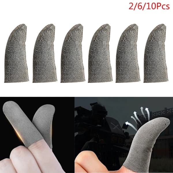 Mobil PUBG Gaming Finger Sleeve Game Controller - Perfekt 10 stk
