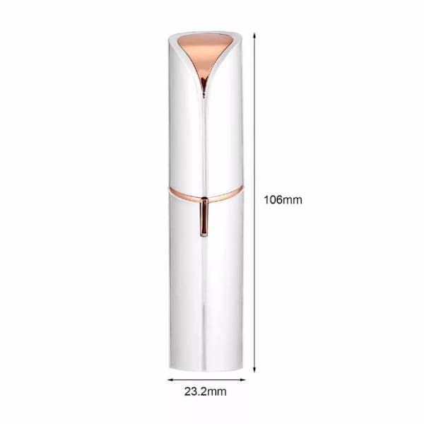 Epilator og Trimmer, Øyenbryn, Ansiktshår, Nesehår, Bikini Line Barbermaskin for Kvinner, Hvit