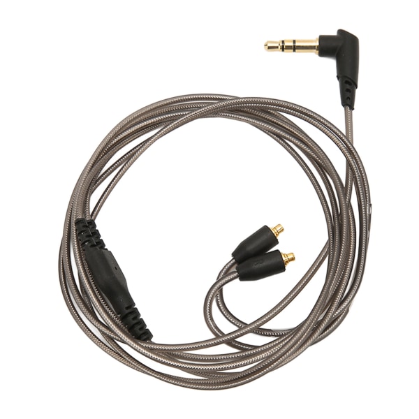 Ersättningshörlurskabel förtennad koppar HiFi 3,5 mm ljuduttag MMCX hörlursarmbågskabel för SE425 UE900AM PRO30 3,9 fot