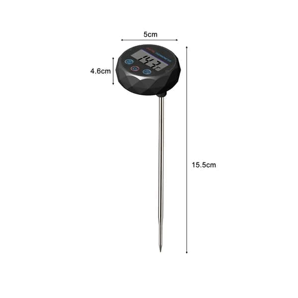 Kaffe-/tetermometer med lang sonde, væsketermometer