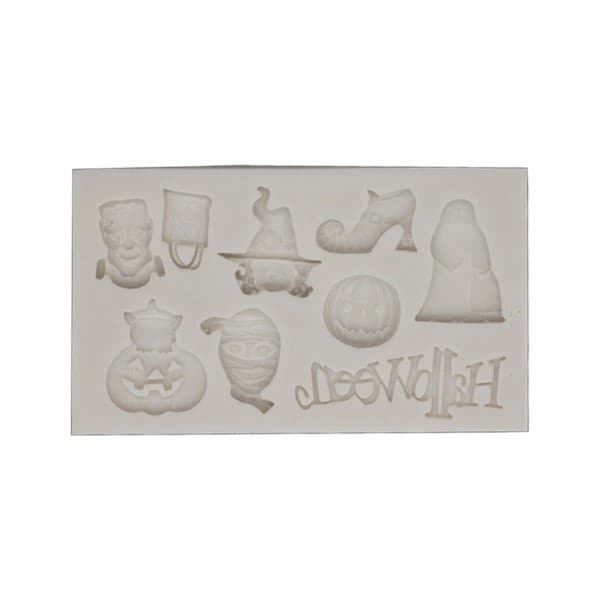 Halloween gresskarheksform silikon bakeform