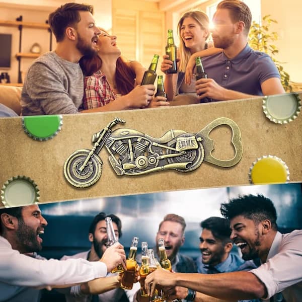 Motorsykkel Flaskeåpner Gave til Menn