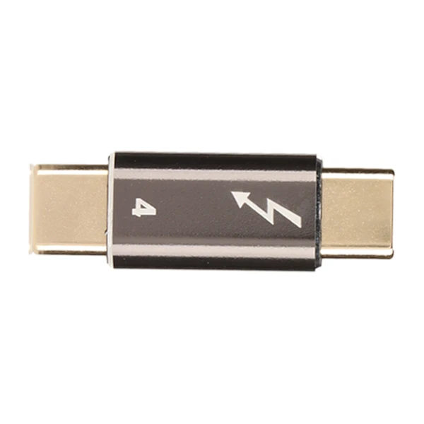 Type C Han til Type C Han Adapter Aluminiumlegering 40 Gbps PD Hurtig Opladning USB C Han til Han Stik