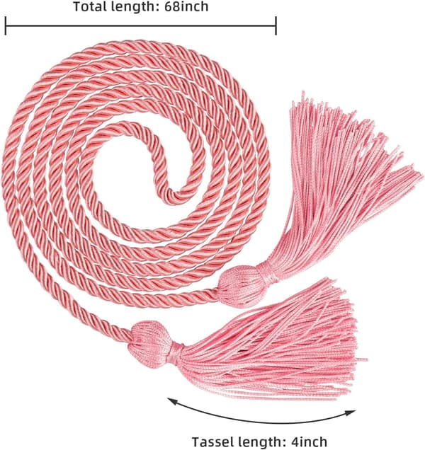 Angelhood Dimissionshæderssnore 68\" (Pink, 2)