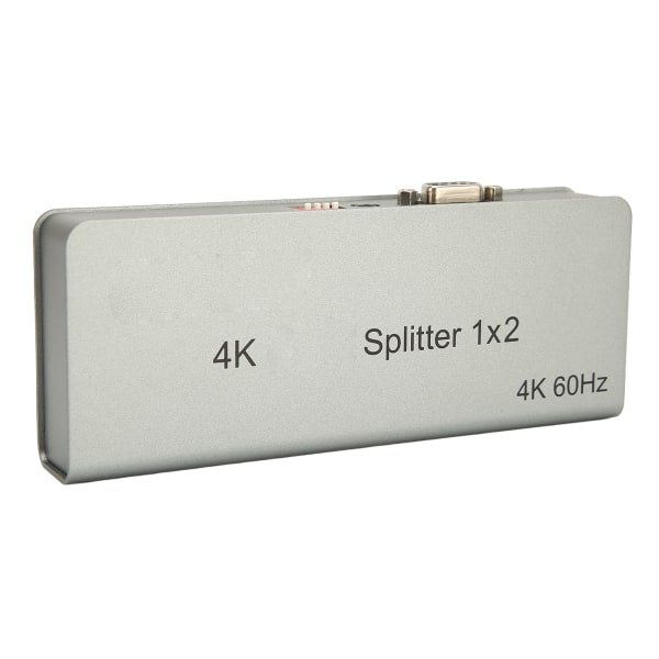 HD Multimedia Interface Splitter 4K 1 in 2 Out Sound Video Duplicator för Xbox för PS4 HDTV 100‑240V