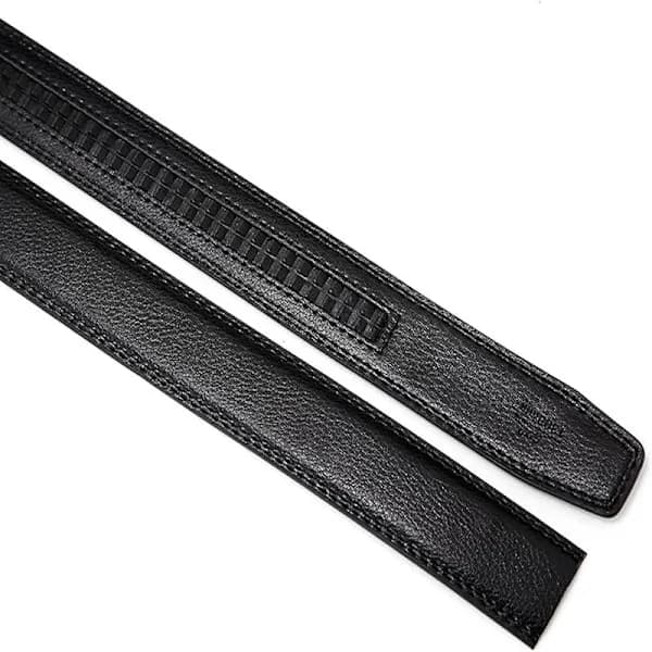 Bälte 110-130CM Herr Automatisk Infällbar Bälte 35mm Brett Bälte, Utan Spänne