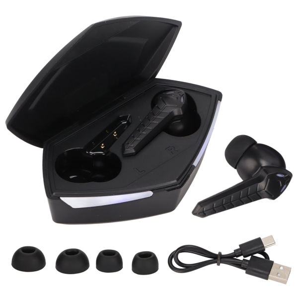 P36 Wireless Gaming Earbuds HiFi Low Latency Cool Breathing Light Hörlurar för PC-mobilspelare