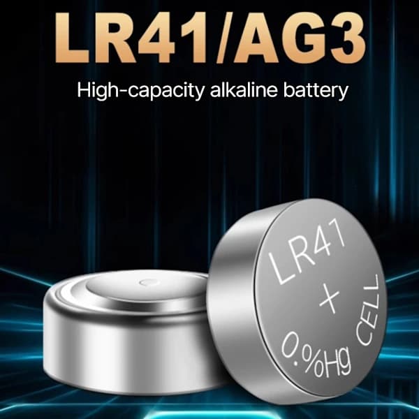 LR41/AG3 knapcellebatterier Stabil og langvarig brug Batteripakke 100