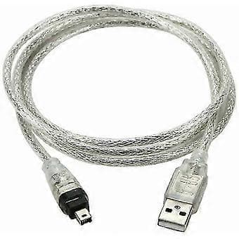 USB Han til Firewire IEEE 1394 4 Pin Han Adapterkabel til Sony DCR-TRV75E DV - Køb Nu