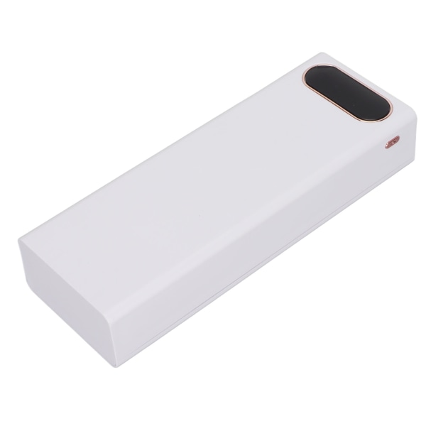 22,5W snabbladdning Power Bank Case Kit Löstagbar LCD 20x18650 Case Power Bank ShellWhite