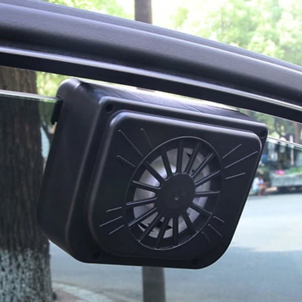 Universal biludstødningsventilator Auto Solar udstødningsventilator Sænkning af temperatur Bilkøler til lastbil styling tilbehør