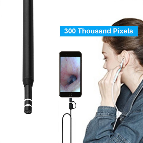 Visual Ear Spoon HD 300 Thousand USB Ear Cleaning Endoscope 54° Digital Ear Endoscope