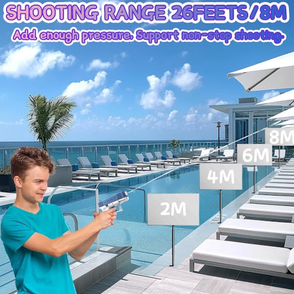 4-PACK Vattenpistoler Leksaker Sommar Poolparty Bad Vattenpistol