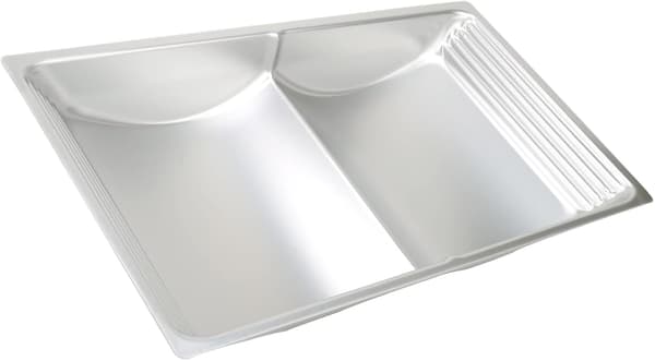 Bogformet kageform i aluminium til fødselsdagskage, bageform, bagetilbehør