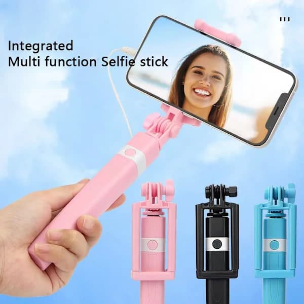 Ny kablet selfiestang egnet Type-C-plugg Mini bærbar selfiestang A3