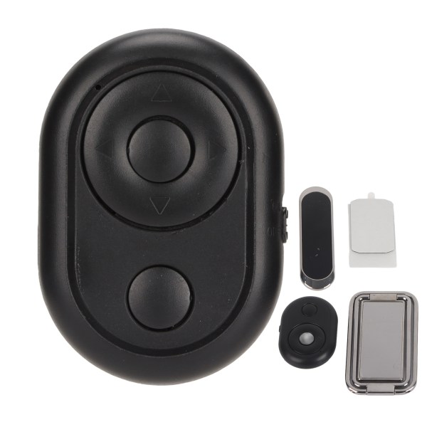 Bluetooth kamera Fjärrkontroll Multifunktionell Mini Selfie-knappklicker med fästen för mobiltelefon