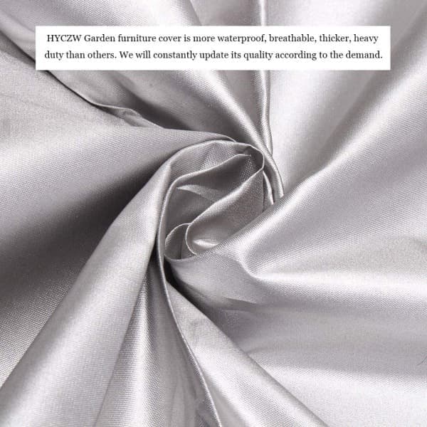 Rektangulært møbelovertræk til udendørsmøbler 210x110x70cm