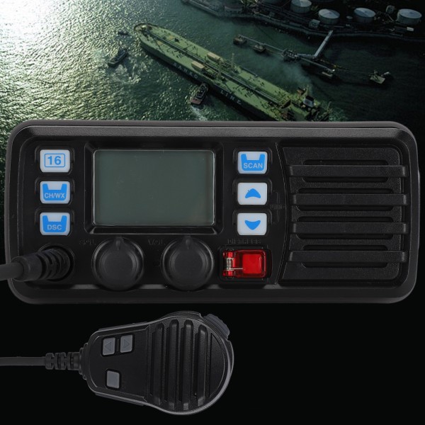 RS-507M Mobil marinbåtsradio VHF väderkanal Extern GPS-mottagare