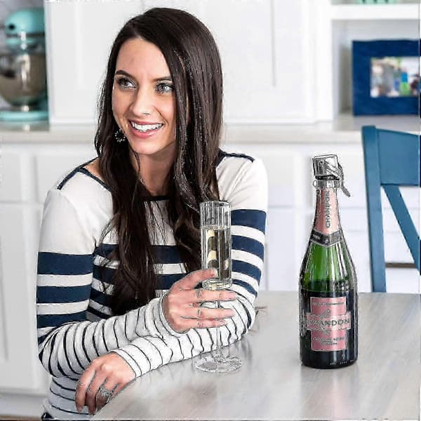 2 stk. Champagne Propper - Patenteret Forsegling (ingen trykpumpe nødvendig) - Professionel Vinflaskeprop