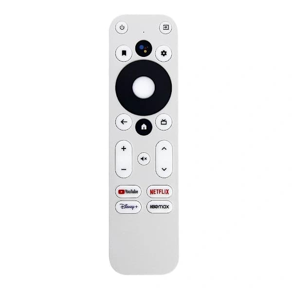 Ersättningsfjärrkontroll kompatibel / KM2-kompatibel KM2 4K-certifierad röst Android TV Box_Superpresent vit