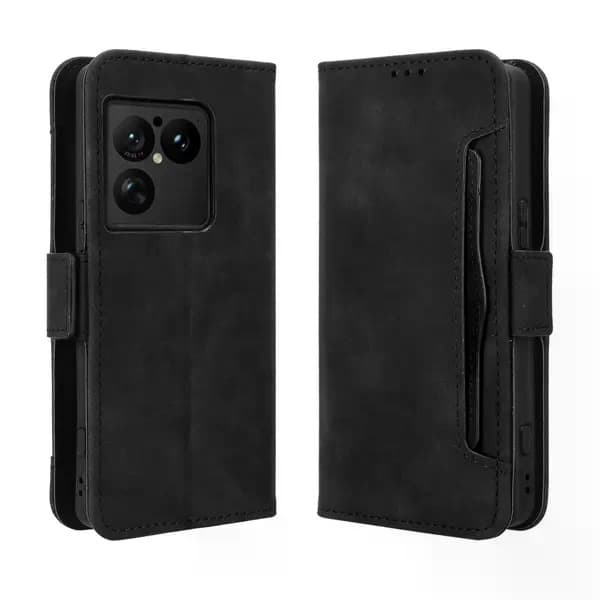 Plånboksfodral med kortfack för Sony Xperia 1 VIII Svart