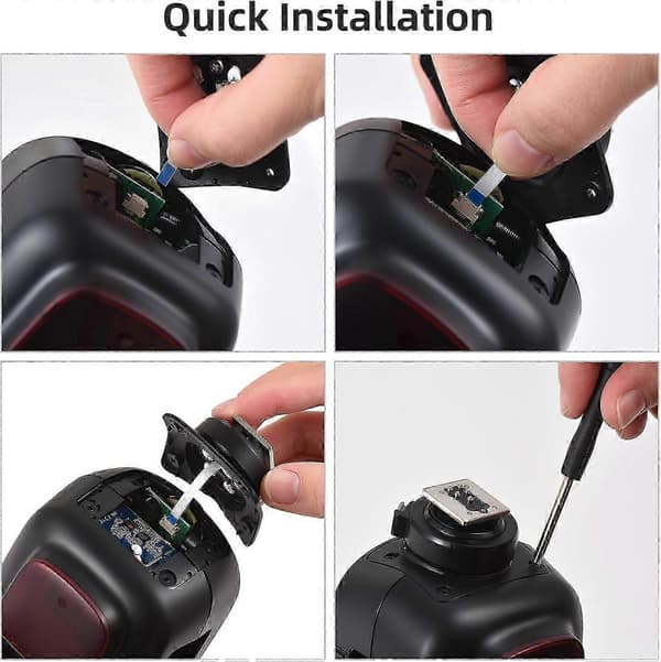 V1C erstatningsblitsfotbase kompatibel med V1C blits Speedlite kamerablitsdeler